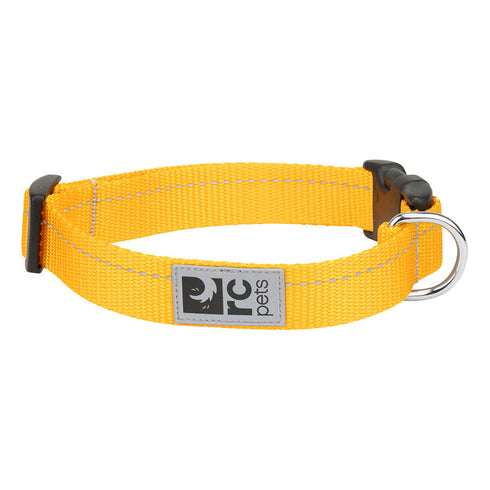 RC Pets Clip Dog Collar Marigold Medium 1" Width 12"-20" Neck - Poudre Pet and Feed Supply